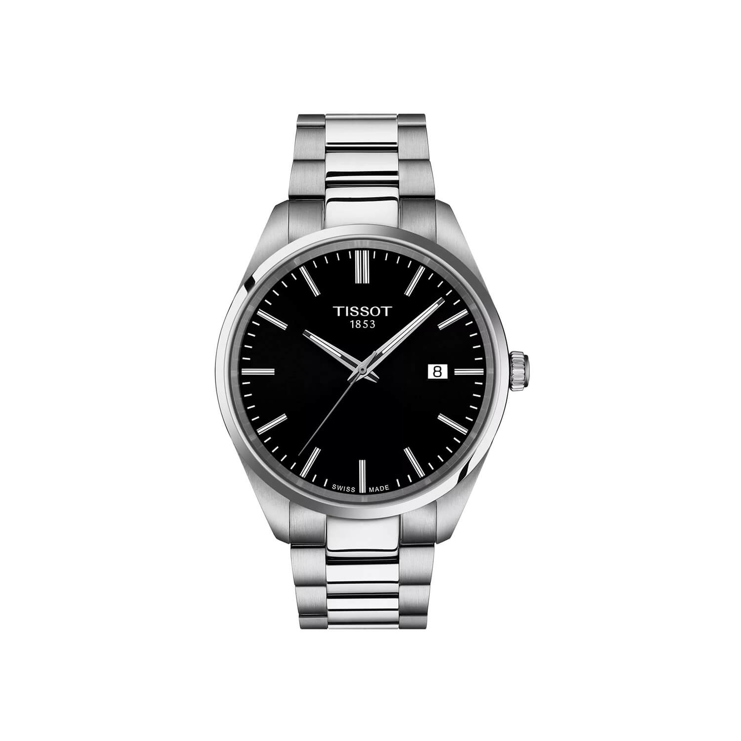 Montre Tissot PR 100 Quartz 40mm cadran Noir bracelet Acier T150.410.11.051.00