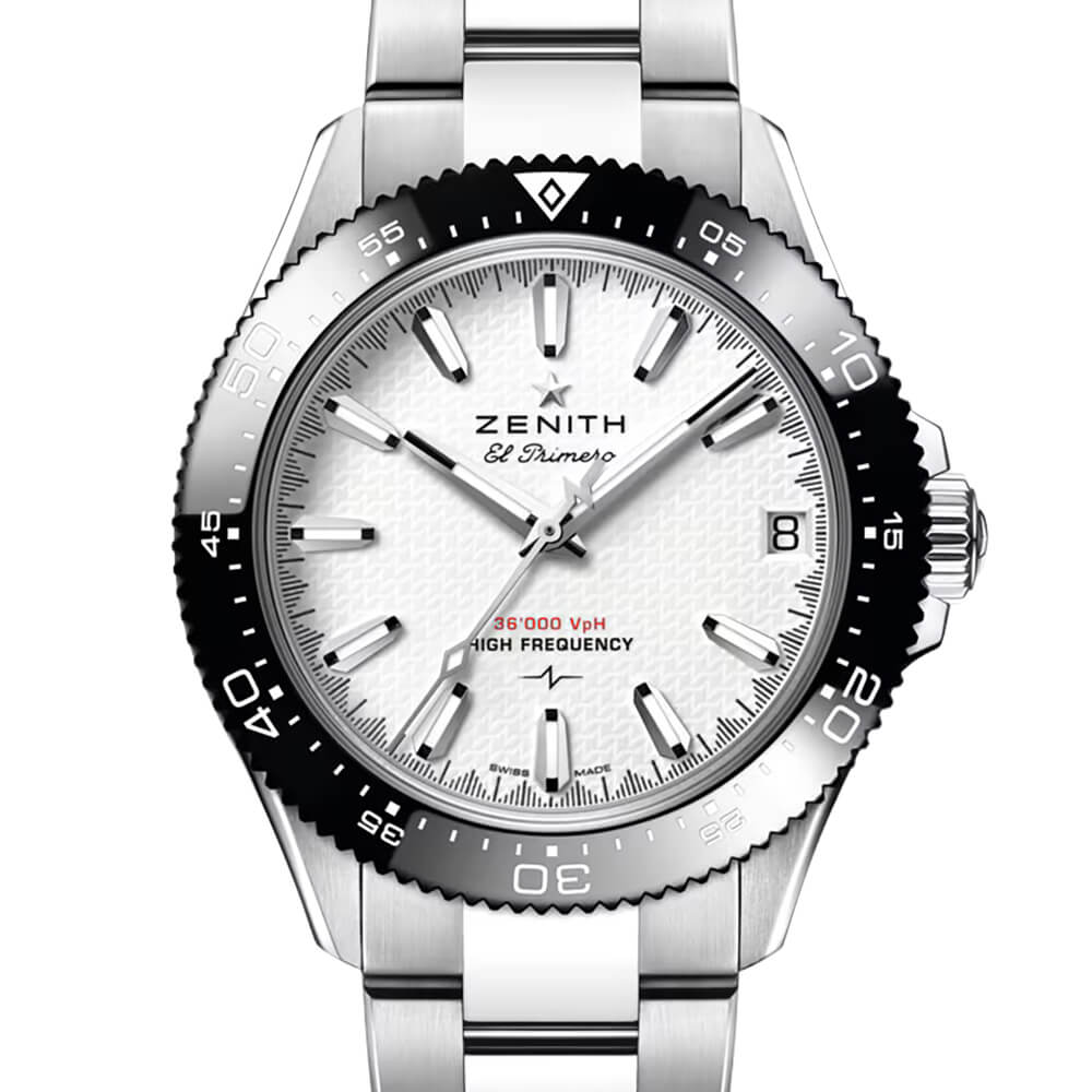 Montre ZENITH Chronomaster Solo Sport cadran Argent bracelet Acier 03.5000.3620/69.M5000