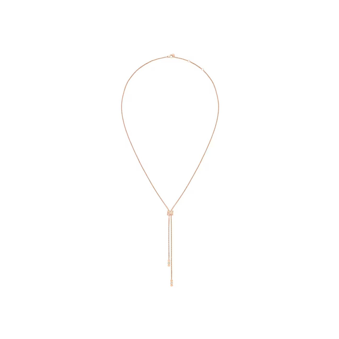Pendentif Chaumet Bee de Chaumet en or rose et diamants