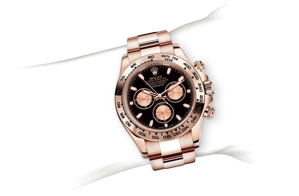 Réplique Rolex Cosmograph Daytona Cadran Noir 18kt Or Rose 116505BKSO -  €112.50