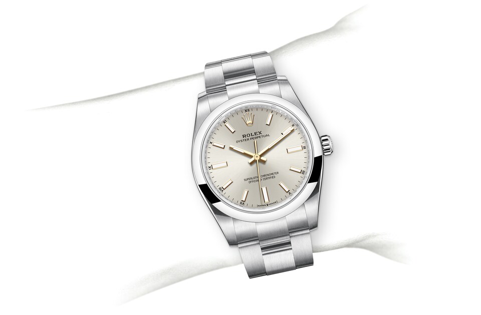 Montre Femme Rolex Oyster Perpetual Date 34 Cadran Bleu 115234 – meilleur  site de fausses montres de luxe pas cher