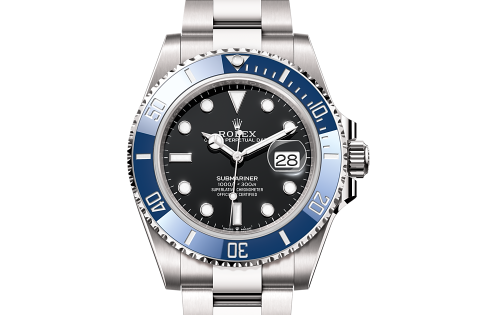 rolex submariner white gold