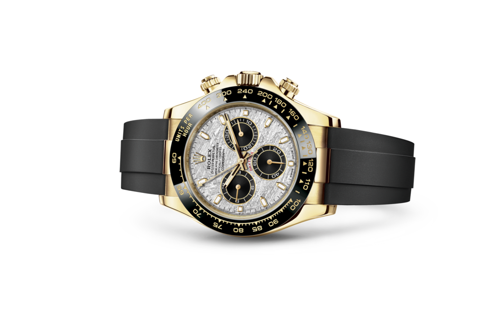 rolex cosmograph daytona oyster 40mm yellow gold with black dial