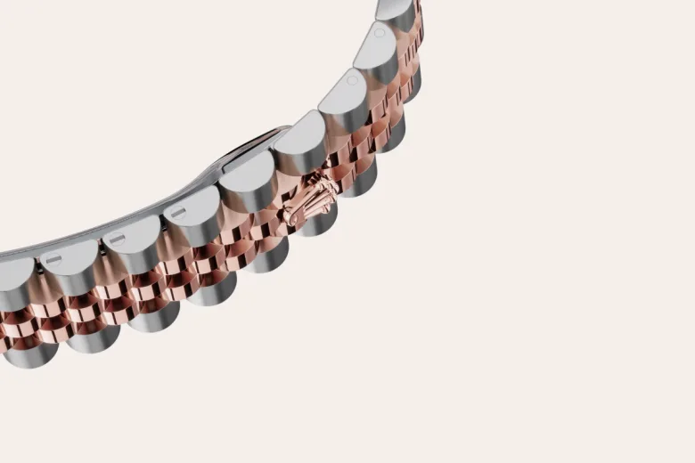 Rolex Datejust 31 en Rolesor Everose – combinaison d’acier Oystersteel et d’or Everose M278241-0010 chez Maison Prieur