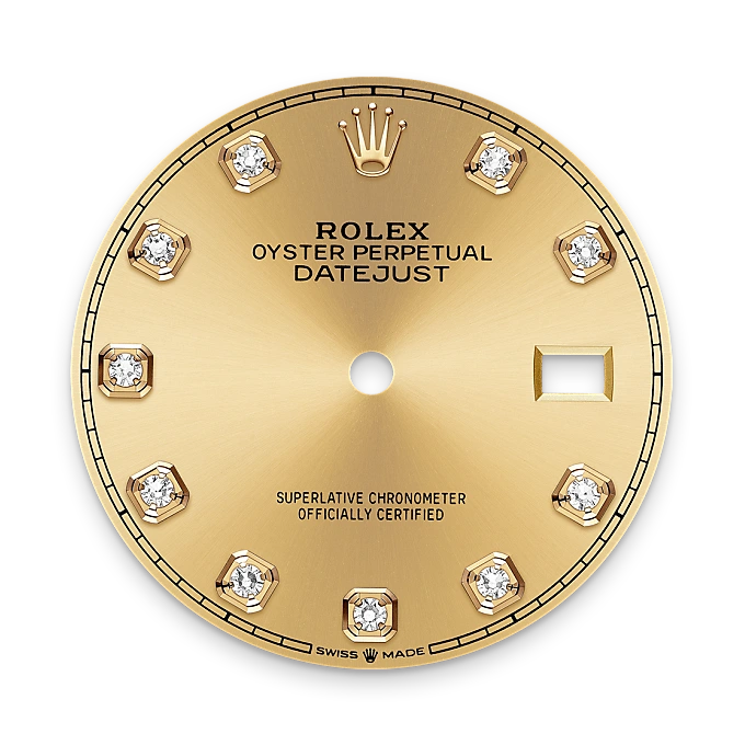 Rolex Datejust 36 in Yellow Rolesor - combination of Oystersteel and yellow gold M126203-0018 at Boutique Rolex Genève
