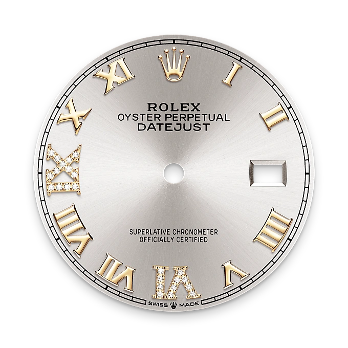 Rolex Datejust 36 en Rolesor jaune – combinaison d’acier Oystersteel et d’or jaune M126203-0032 chez Veron Roques