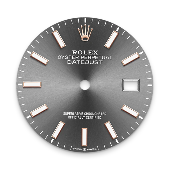 Rolex Datejust 36 en Rolesor Everose – combinaison d’acier Oystersteel et d’or Everose M126231-0013 chez Hardy