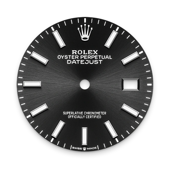 Rolex Datejust 36 en Rolesor gris – combinaison d’acier Oystersteel et d’or gris M126234-0015 chez Bijouterie Mornier