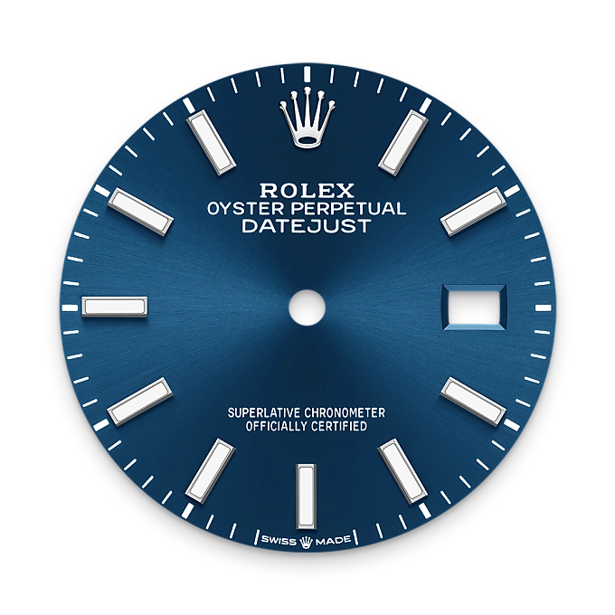 Rolex Datejust 36 in White Rolesor - combination of Oystersteel and white gold M126234-0018 at DOUX Joaillier