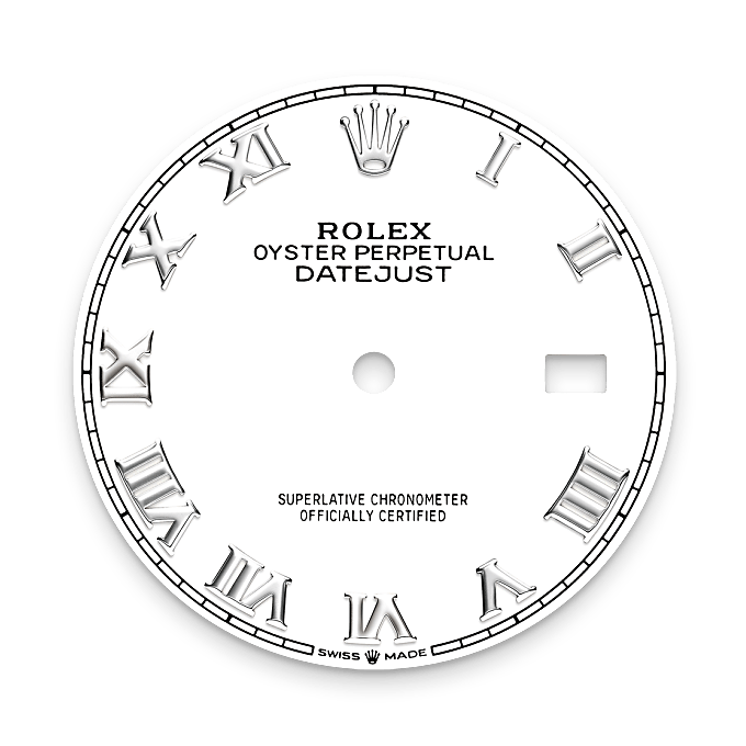 Rolex Datejust 36 en Rolesor gris – combinaison d’acier Oystersteel et d’or gris M126234-0025 chez Hardy