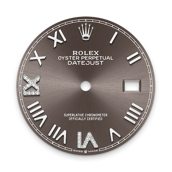 Rolex Datejust 36 en Rolesor gris – combinaison d’acier Oystersteel et d’or gris M126234-0071 chez Bijouterie Mornier