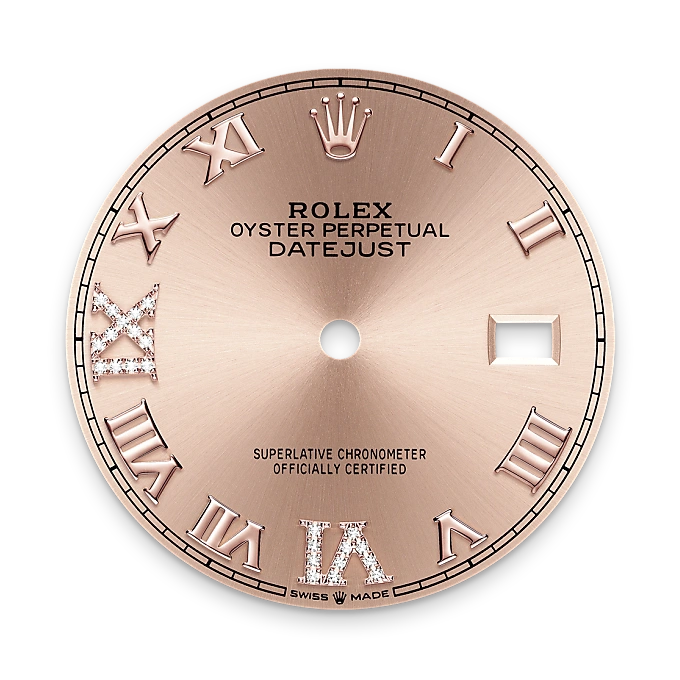 Rolex Datejust 36 en Rolesor Everose – combinaison d’acier Oystersteel et d’or Everose M126281RBR-0015 chez Hardy