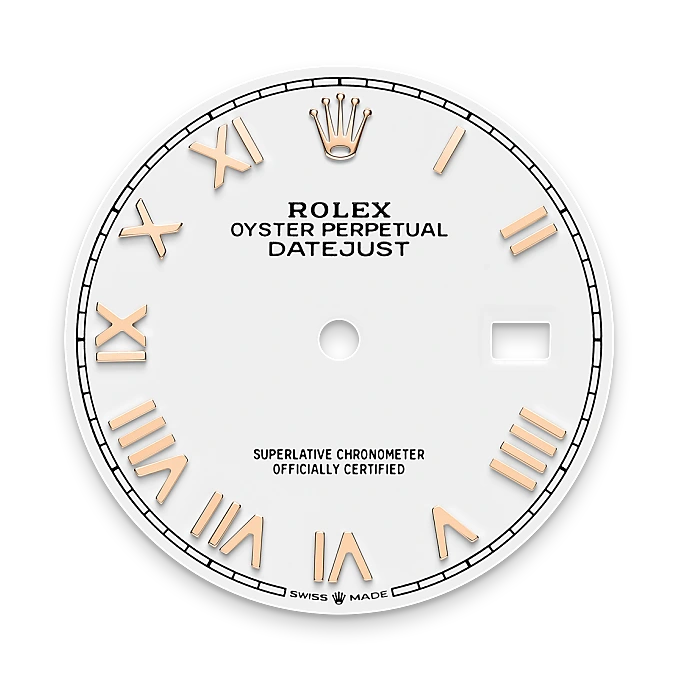 Rolex Datejust 36 en Rolesor Everose – combinaison d’acier Oystersteel et d’or Everose M126281RBR-0033 chez Boutique Rolex Genève