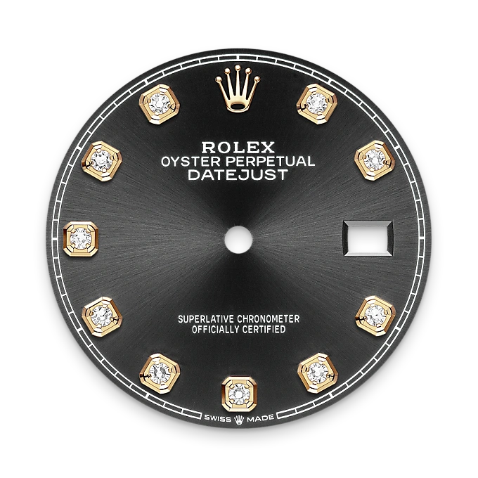 Rolex Datejust 36 en Rolesor jaune – combinaison d’acier Oystersteel et d’or jaune M126283RBR-0007 chez Bijouterie Mornier