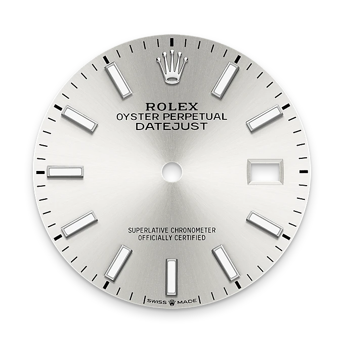 Rolex Datejust 36 in White Rolesor - combination of Oystersteel and white gold M126284RBR-0005 at Van Deijl