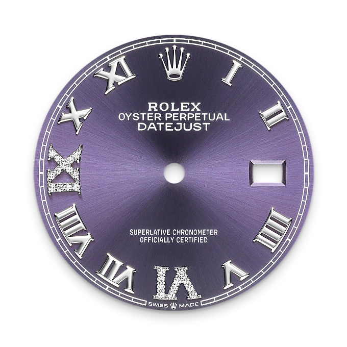 Rolex Datejust 36 en Rolesor gris – combinaison d’acier Oystersteel et d’or gris M126284RBR-0013 chez Lombard Joaillier