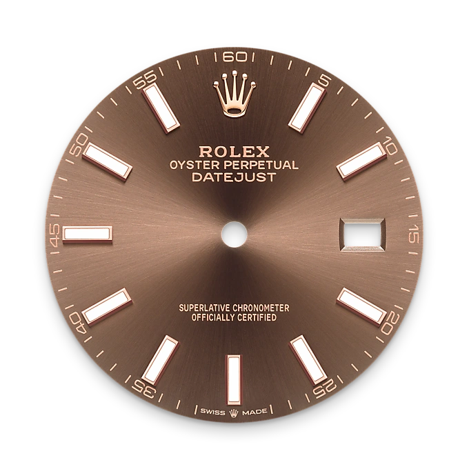 Rolex Datejust 41 en Rolesor Everose – combinaison d’acier Oystersteel et d’or Everose M126331-0002 chez Ferret