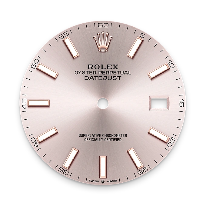 Rolex Datejust 41 en Rolesor Everose – combinaison d’acier Oystersteel et d’or Everose M126331-0010 chez Hardy