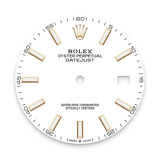 Rolex Datejust 41 en Rolesor jaune – combinaison d’acier Oystersteel et d’or jaune M126333-0016 chez Ferret
