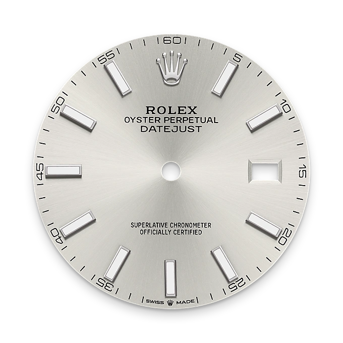 Rolex Datejust 41 en Rolesor gris – combinaison d’acier Oystersteel et d’or gris M126334-0003 chez Maison Prieur