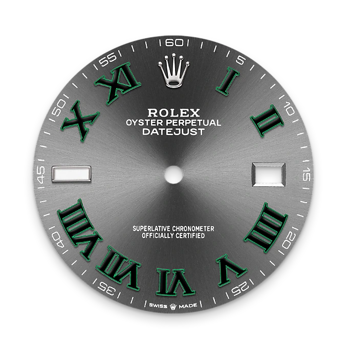 Rolex Datejust 41 en Rolesor gris – combinaison d’acier Oystersteel et d’or gris M126334-0022 chez Hardy