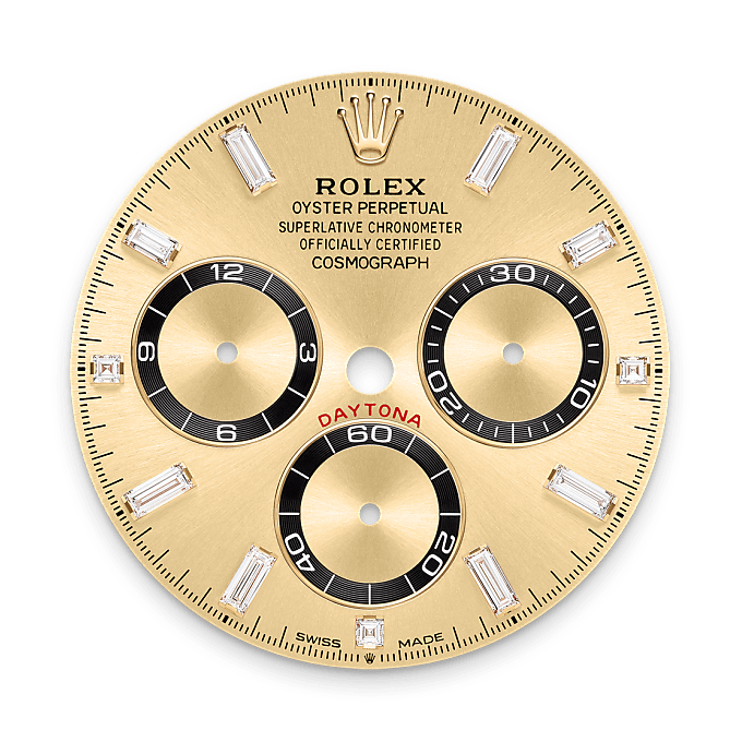 Rolex Cosmograph Daytona en Or jaune 18 ct et cornes serties de diamants M126538TBR-0004 chez Raynal