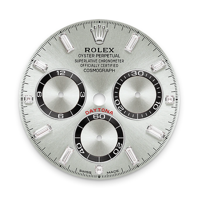 Rolex Cosmograph Daytona en Or gris 18 ct et cornes serties de diamants M126539TBR-0002 chez Raynal