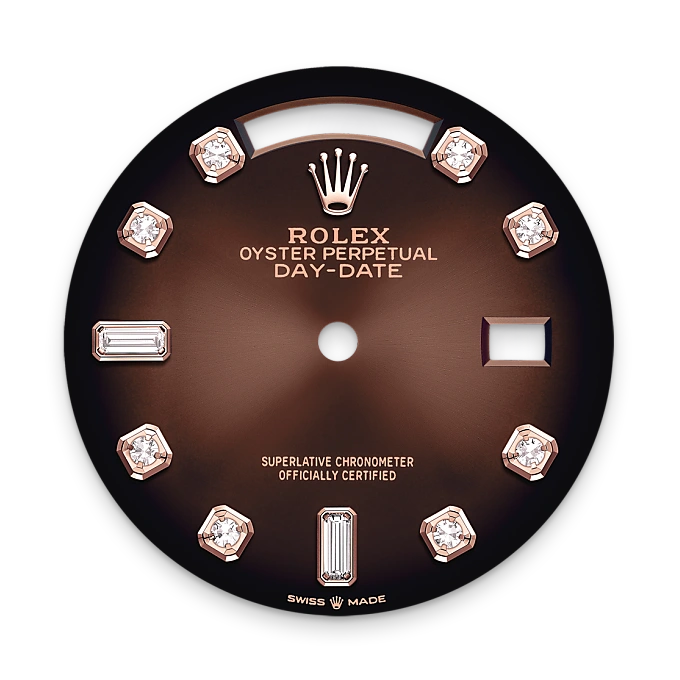 Rolex Day-Date 36 en Or Everose 18 ct M128235-0037 chez Bijouterie Mornier