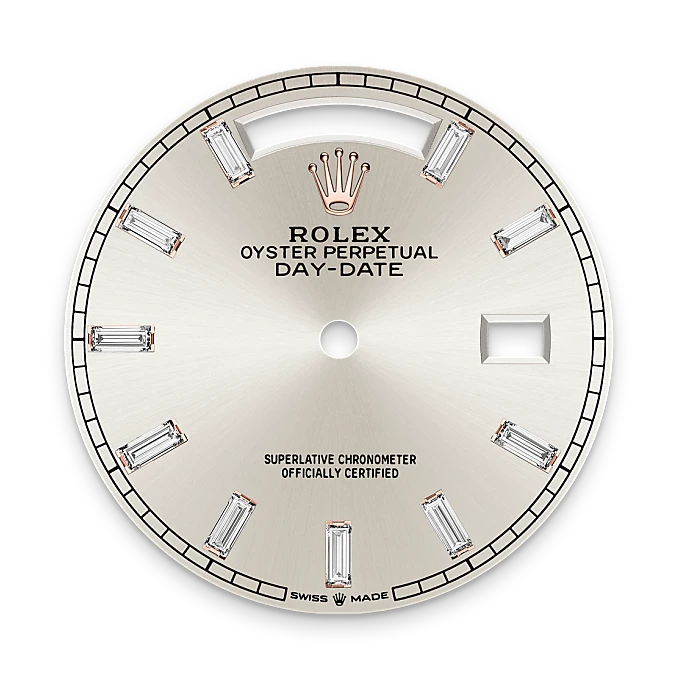 Rolex Day-Date 36 en Or Everose 18 ct M128235-0087 chez Lombard Joaillier