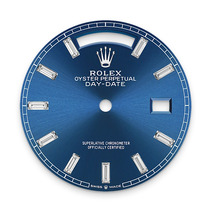 Rolex Day-Date 36 en Or gris 18 ct M128239-0069 chez Dubail