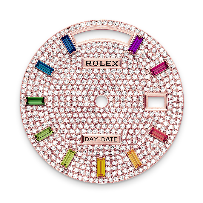 Rolex Day-Date 36 en Or Everose 18 ct M128345RBR-0042 chez Raynal