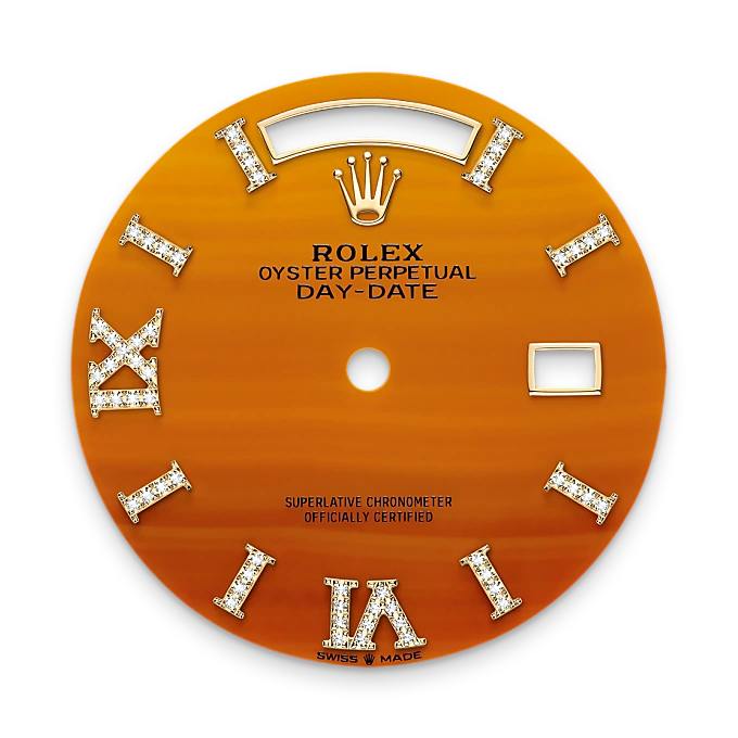 Rolex Day-Date 36 in 18 ct yellow gold M128348RBR-0049 at Boutique Rolex Genève