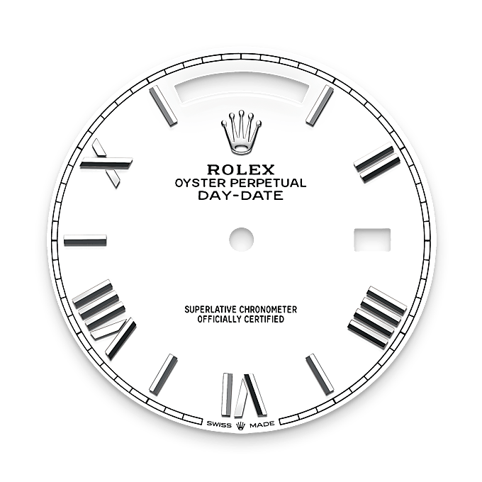 Rolex Day-Date 40 en Or gris 18 ct M228239-0046 chez Dubail