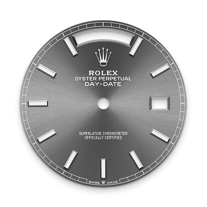 Rolex Day-Date 40 en Or gris 18 ct M228349RBR-0041 chez Dubail