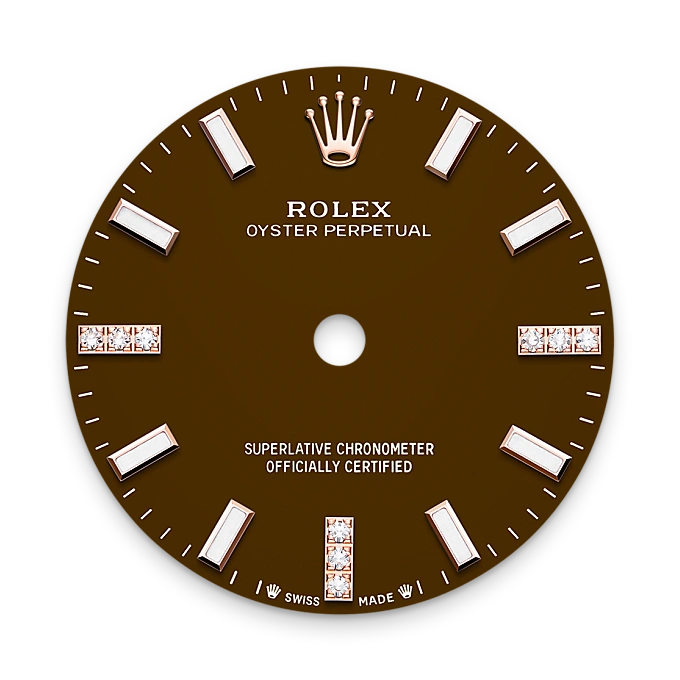 Rolex Oyster Perpetual 28 en Or Everose 18 ct M276245RBR-0002 chez Boutique Rolex Genève