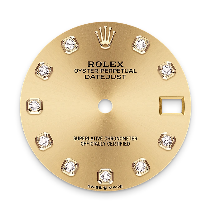 Rolex Datejust 31 en Rolesor jaune – combinaison d’acier Oystersteel et d’or jaune M278383RBR-0026 chez Maison Prieur
