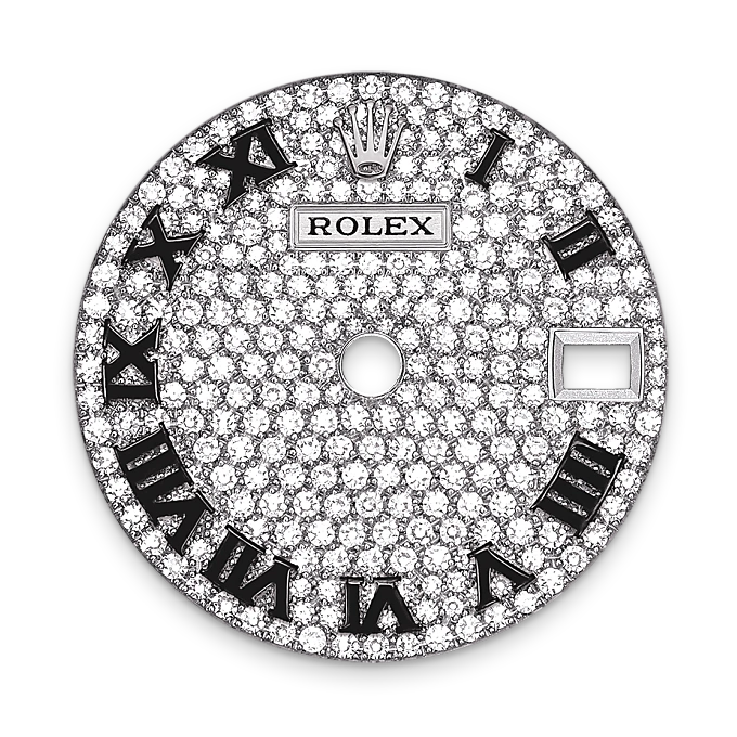 Rolex Lady-Datejust in 18 ct white gold M279139RBR-0014 at Boutique Rolex Genève