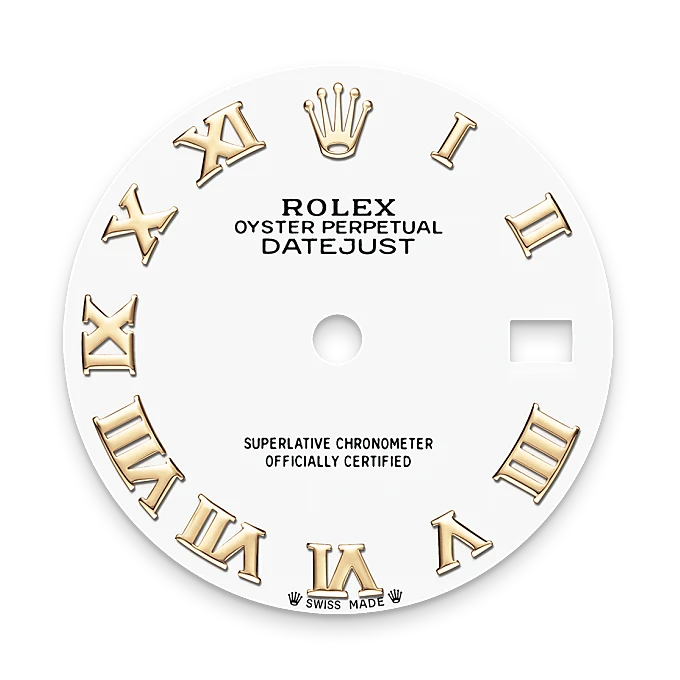 Rolex Lady-Datejust en Rolesor jaune – combinaison d’acier Oystersteel et d’or jaune M279163-0024 chez Veron Roques