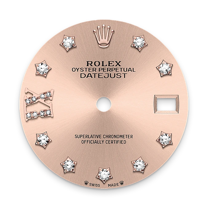 Rolex Lady-Datejust en Rolesor Everose – combinaison d’acier Oystersteel et d’or Everose M279171-0027 chez Hardy