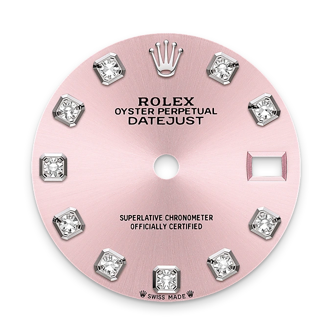 Rolex Lady-Datejust en Rolesor gris – combinaison d’acier Oystersteel et d’or gris M279174-0003 chez Bijouterie Mornier