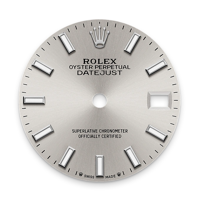Rolex Lady-Datejust en Rolesor gris – combinaison d’acier Oystersteel et d’or gris M279174-0006 chez Bijouterie Mornier