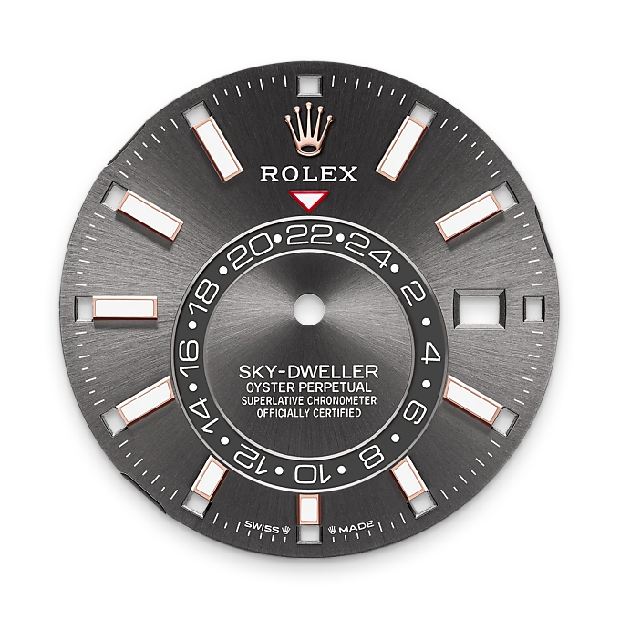 Rolex Sky-Dweller in 18 ct Everose gold M336235-0004 at Dubail