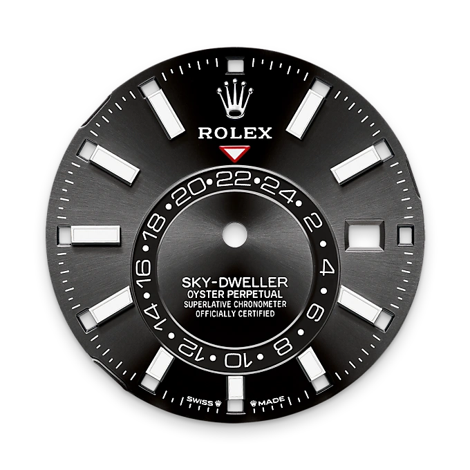 Rolex Sky-Dweller en Rolesor gris – combinaison d’acier Oystersteel et d’or gris M336934-0008 chez Hardy