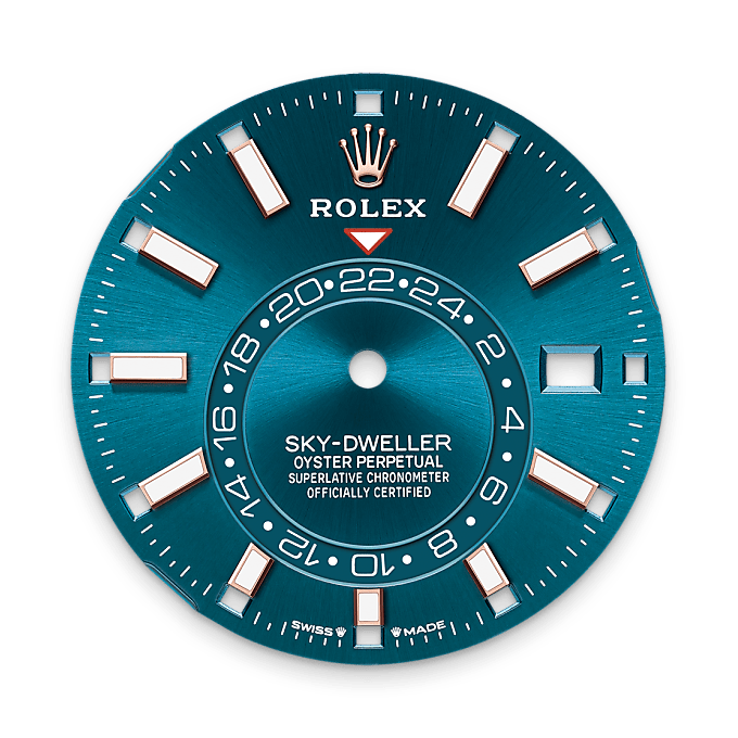 Rolex Sky-Dweller en Or Everose 18 ct M336935-0001 chez Dubail