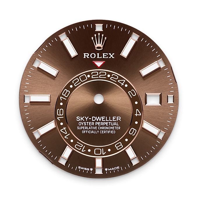 Rolex Sky-Dweller en Or Everose 18 ct M336935-0006 chez Ferret