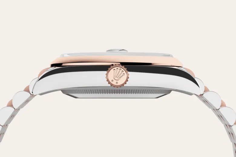 Rolex Datejust 36 en Rolesor Everose – combinaison d’acier Oystersteel et d’or Everose M126201-0023 chez Veron Roques