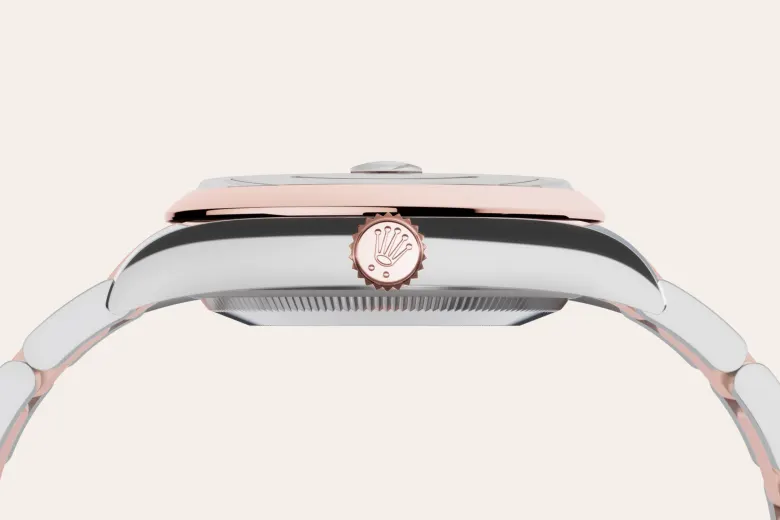Rolex Datejust 36 en Rolesor Everose – combinaison d’acier Oystersteel et d’or Everose M126201-0030 chez Bijouterie Mornier