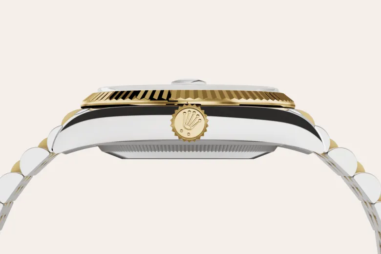 Rolex Datejust 36 en Rolesor jaune – combinaison d’acier Oystersteel et d’or jaune M126233-0019 chez Bijouterie Mornier