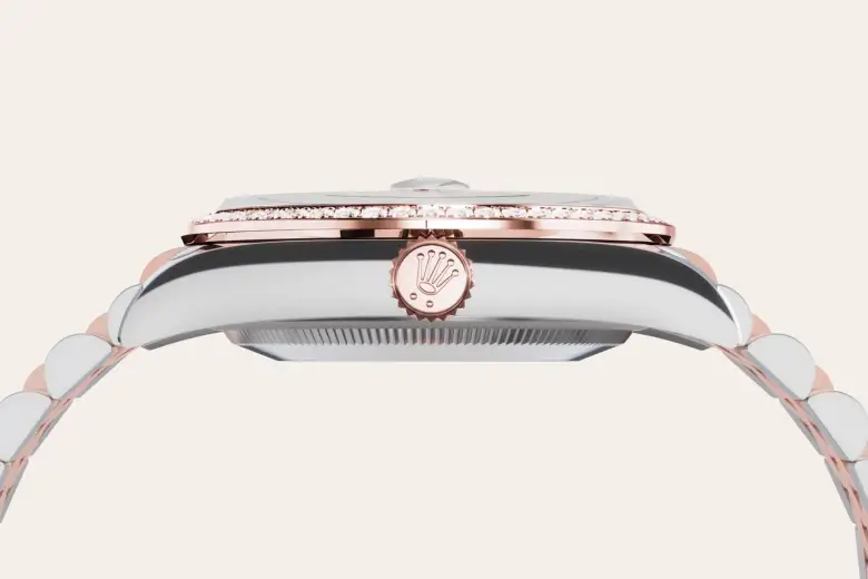 Rolex Datejust 36 in Everose Rolesor - combination of Oystersteel and Everose gold M126281RBR-0007 at Shemer Jewellers