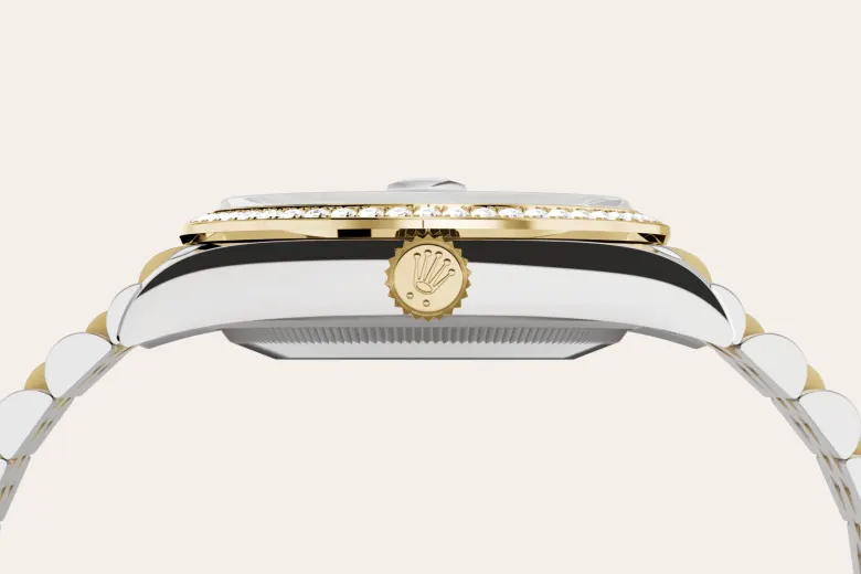 Rolex Datejust 36 en Rolesor jaune – combinaison d’acier Oystersteel et d’or jaune M126283RBR-0007 chez Bijouterie Mornier